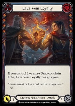 Lava Vein Loyalty (Blue) (Regular) - Uprising
