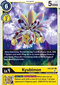 Kyubimon (EX2-021) - Digital Hazard