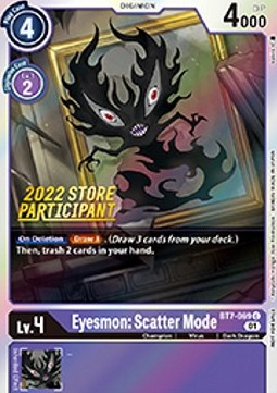 Eyesmon: Scatter Mode (BT7-069) (V.1) - Championship 2022 Promos