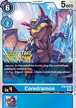 Coredramon (ST8-06) (V.1) - Championship 2022 Promos