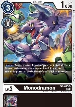 Monodramon (EX2-030) - Digital Hazard