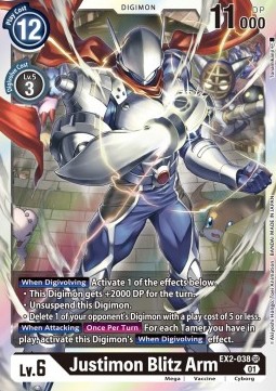 Justimon Blitz Arm (EX2-038) (V.1) - Digital Hazard