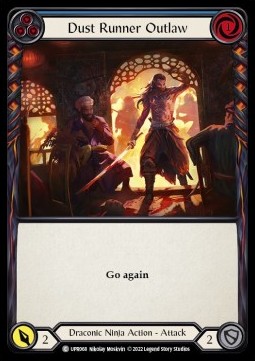 Dust Runner Outlaw (Blue) (Rainbow Foil) - Uprising