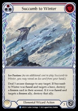 Succumb to Winter (Red) (Regular) - Uprising
