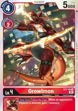 Growlmon (ST7-05) - Special Tournament Promos