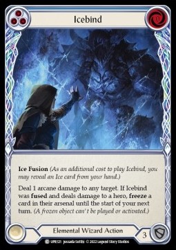 Icebind (Blue) (Rainbow Foil) - Uprising