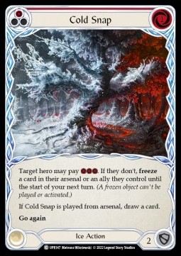 Cold Snap (Red) (Rainbow Foil) - Uprising