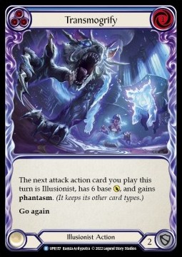 Transmogrify (Blue) (Rainbow Foil) - Uprising