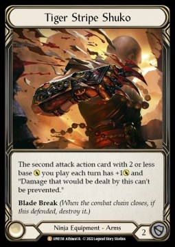 Tiger Stripe Shuko (Rainbow Foil) - Uprising