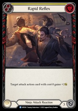 Rapid Reflex (Yellow) (Rainbow Foil) - Uprising