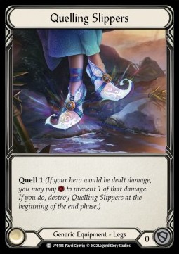 Quelling Slippers (Cold Foil) - Uprising