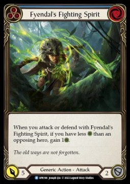 Fyendal's Fighting Spirit (Blue) (Regular) - Uprising