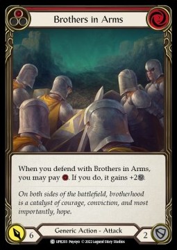 Brothers in Arms (Red) (Rainbow Foil) - Uprising