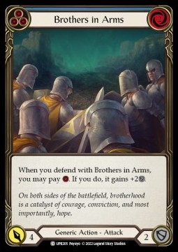 Brothers in Arms (Blue) (Rainbow Foil) - Uprising
