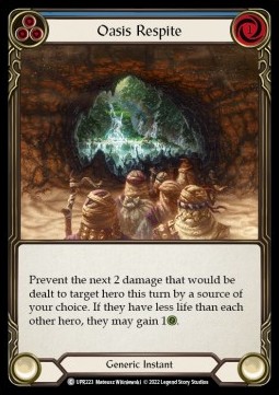 Oasis Respite (Blue) (Rainbow Foil) - Uprising