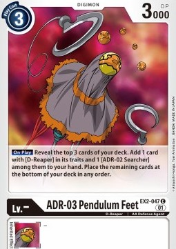 ADR-03 Pendulum Feet (EX2-047) - Digital Hazard