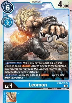 Leomon (EX2-017) - Digital Hazard