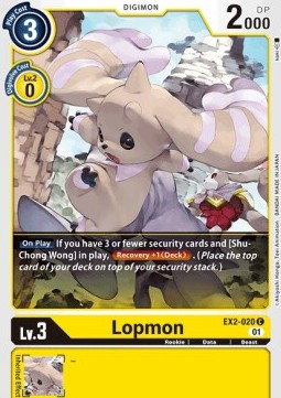 Lopmon (EX2-020) - Digital Hazard
