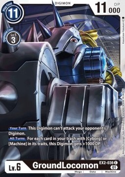 GroundLocomon (EX2-036) - Digital Hazard