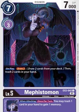 Mephistomon (EX2-042) - Digital Hazard