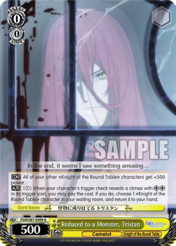 Reduced to a Monster, Tristan - Fate/Grand Order THE MOVIE Divine Realm of the Round Table: Camelot
