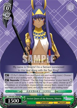 Ancient Queen of the Heavens, Nitocris (V.1 - Double Rare) - Fate/Grand Order THE MOVIE Divine Realm of the Round Table: Camelot