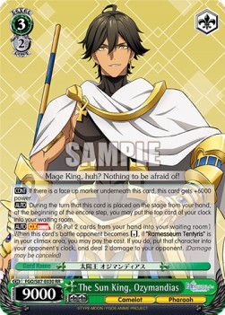 The Sun King, Ozymandias (V.1 - Double Rare) - Fate/Grand Order THE MOVIE Divine Realm of the Round Table: Camelot
