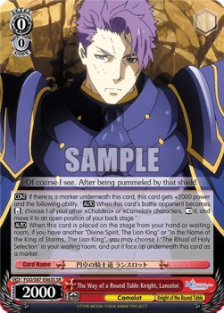 The Way of a Round Table Knight, Lancelot (V.2 - Super Rare) - Fate/Grand Order THE MOVIE Divine Realm of the Round Table: Camelot