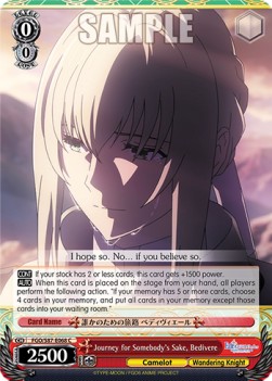 Journey for Somebody's Sake, Bedivere - Fate/Grand Order THE MOVIE Divine Realm of the Round Table: Camelot