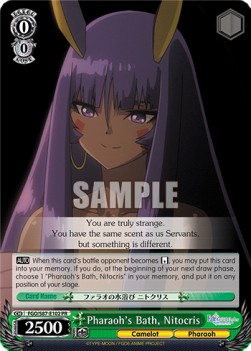 Pharaoh's Bath, Nitocris (V.1 - Promo) - Fate/Grand Order THE MOVIE Divine Realm of the Round Table: Camelot