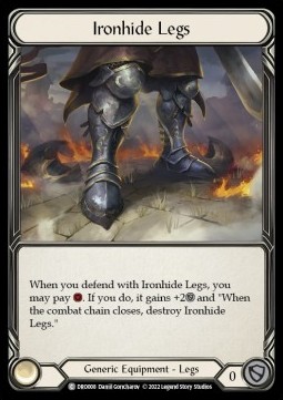 Ironhide Legs (Regular) - Uprising - Dromai Blitz Deck