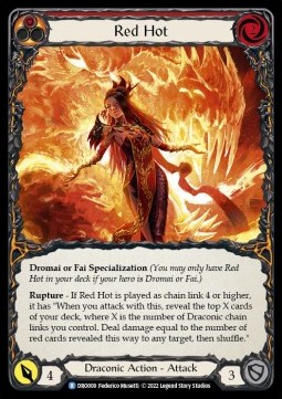 Red Hot (Regular) - Uprising - Dromai Blitz Deck