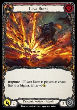 Lava Burst (Regular) - Uprising - Dromai Blitz Deck