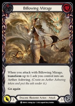 Billowing Mirage (Red) (Regular) - Uprising - Dromai Blitz Deck