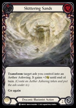 Skittering Sands (Red) (Regular) - Uprising - Dromai Blitz Deck