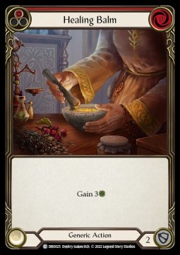 Healing Balm (Red) (Regular) - Uprising - Dromai Blitz Deck