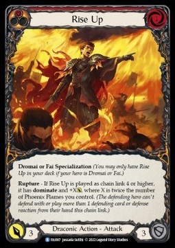 Rise Up (Regular) - Uprising - Fai Blitz Deck