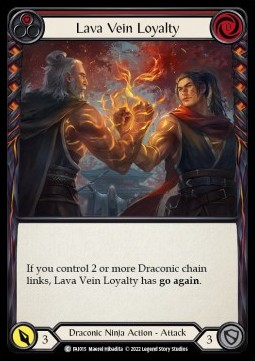 Lava Vein Loyalty (Red) (Regular) - Uprising - Fai Blitz Deck