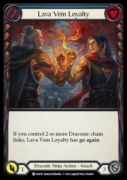 Lava Vein Loyalty (Blue) (Regular) - Uprising - Fai Blitz Deck