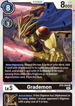 Grademon (BT9-064) (V.1) - X Record