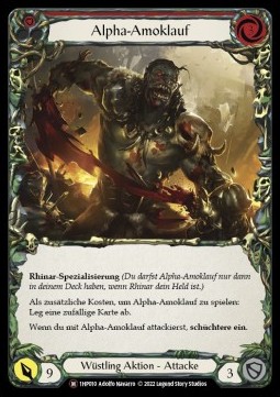Alpha Rampage (Regular) - History Pack 1 - Black Label