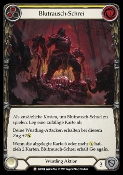 Bloodrush Bellow (Regular) - History Pack 1 - Black Label