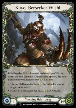 Kayo, Berserker Runt (Regular) - History Pack 1 - Black Label