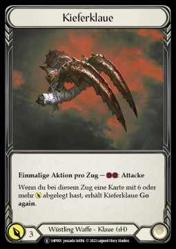Mandible Claw (Regular) - History Pack 1 - Black Label