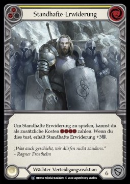 Staunch Response (Yellow) (Regular) - History Pack 1 - Black Label