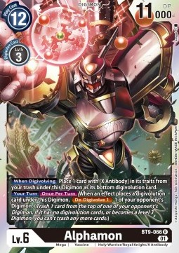 Alphamon (BT9-066) (V.1) - X Record