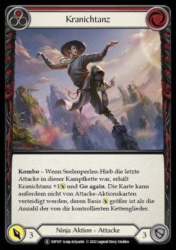 Crane Dance (Red) (Regular) - History Pack 1 - Black Label