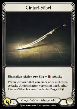 Cintari Saber (Regular) - History Pack 1 - Black Label