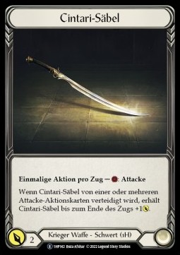 Cintari Saber (Regular) - History Pack 1 - Black Label