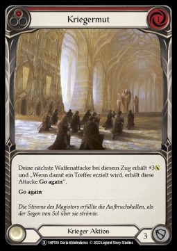 Warrior's Valor (Red) (Regular) - History Pack 1 - Black Label